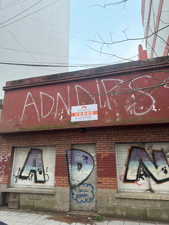 Lote con construccion para emprendimiento, zona Fasta